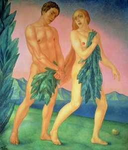 La expulsión del paraíso, 1911